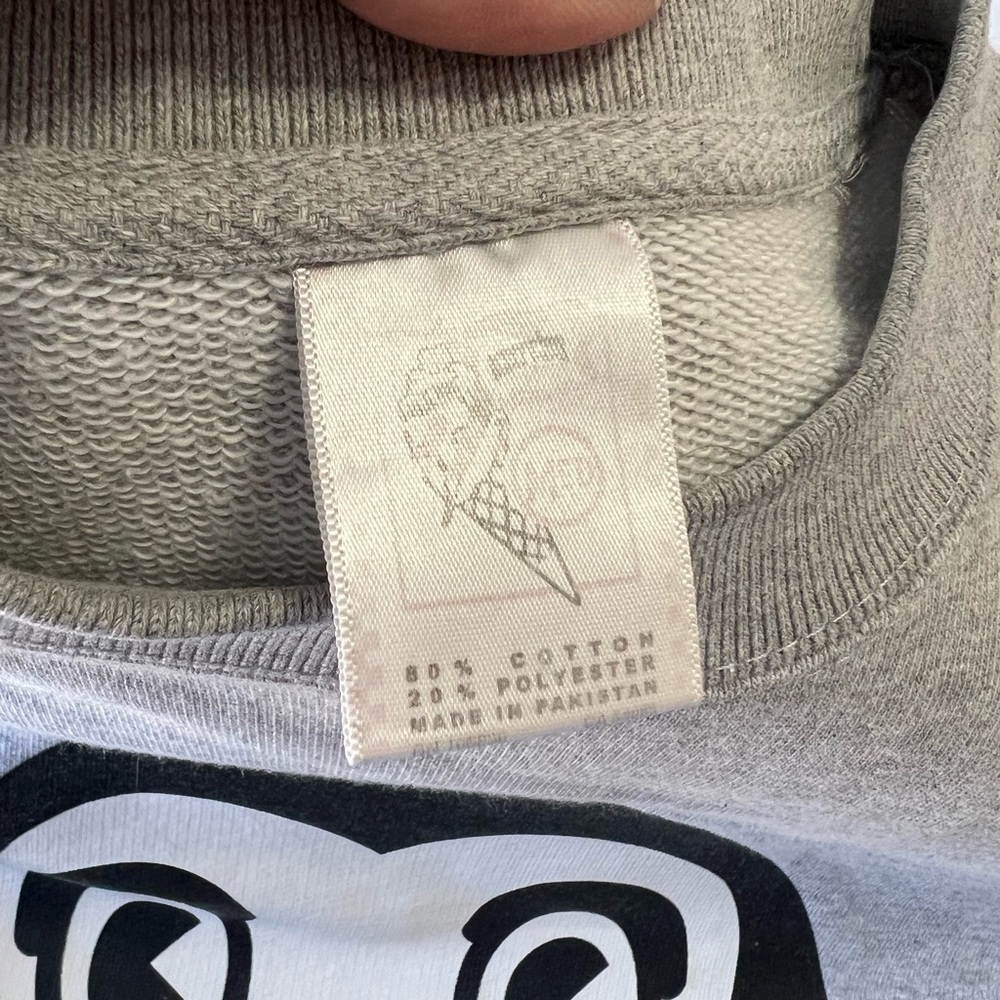 Billionaire Boys Club Icecream Sweatshirt SZ Medium | Gray Dog Face | Vintage - Picture 8 of 10